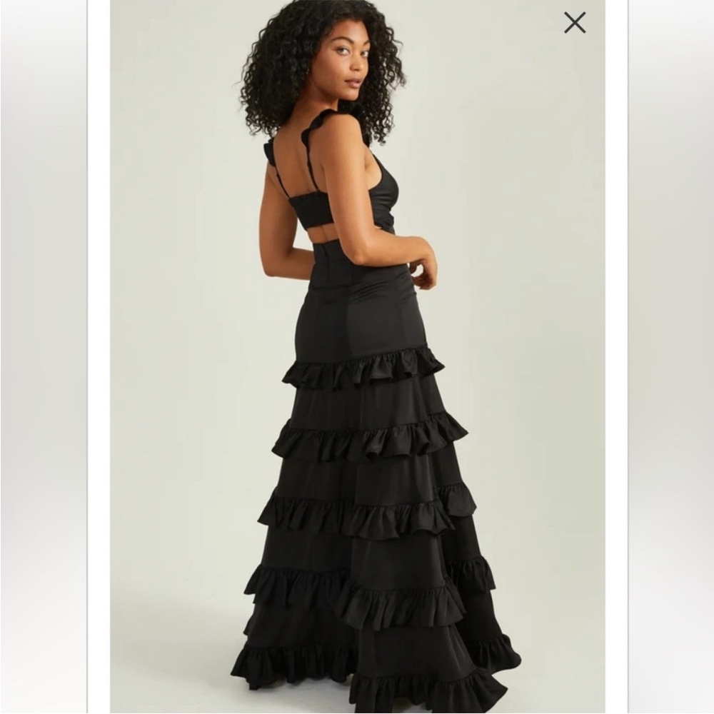 Altar’s State Black Ruffle Dress